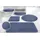 80 x 150 cm blau