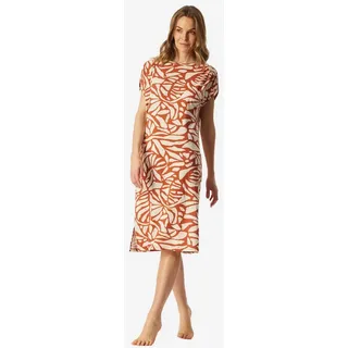 SCHIESSER Nachthemd Floral Orange 4XL