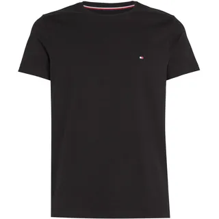 Tommy Hilfiger Core Stretch Slim Fit C Kurzarm-T-Shirt Black L