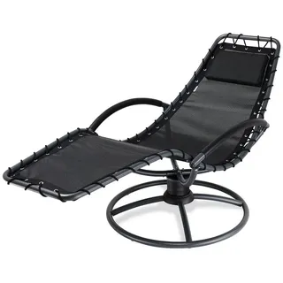 CASARIA Eve Relaxliege 191 x 77 x 82 cm anthrazit