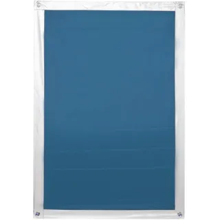 Lichtblick Dachfensterrollo Haftfix Hitzeschutz Verdunkelung 36 x 56,9 cm blau