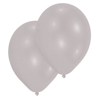 amscan® Luftballons silber, 50 St.