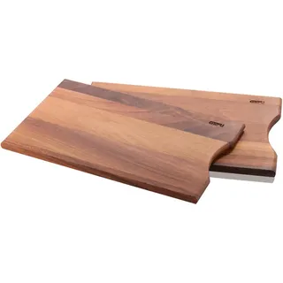 GEFU Frühstücksbrettchen Holz 2-tlg. 24 x 14,5 cm Braun