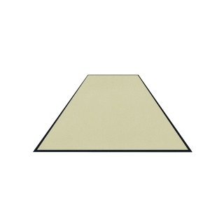 Schmutzfangmatte Colorstar, hellgelb, waschbar, glatter Rücken 7460200200150-C55 , Maße (B x T): 200 x 200 cm