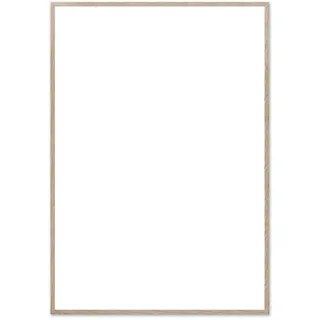The Poster Club - Bilderrahmen Eiche natur, Echtglas, 70 x 100 cm