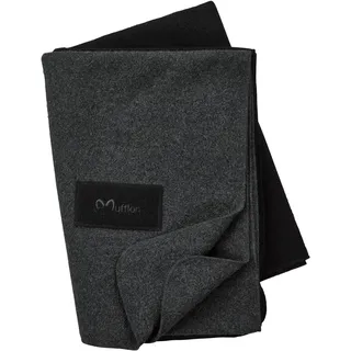 Mufflon Wolldecke, black-anthra
