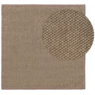 benuta Greta Sisalteppich 150 x 150 cm Grau