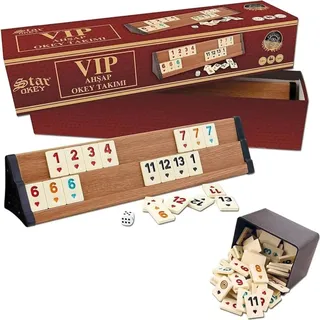 STAR VIP Okey – Für unvergessliche Spielabende mit Melamin Steine AHSAP Okey TAKIMI