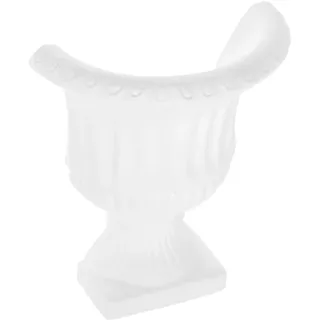 Parliky Vase Leichte Wandvase aus Gips Kopf Halbe Vintage Vase mit Außergewöhnlicher Textur als Einzigartige Deko für Wohnzimmer für Flaschen und Blumen