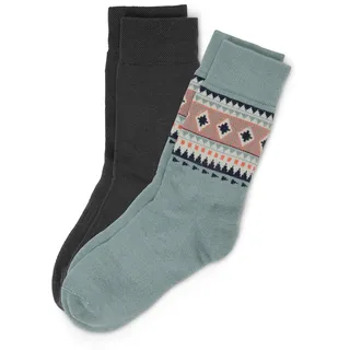 Tchibo - 2 Paar Thermosocken - Damen - Gr. 35-38 - dunkelgrau