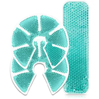 Brust Kühlpads Gel 3 Stück- Kühlpads Brust Stillen, Wiederverwendbar Kalt Warm Kompresse, Cooling Pads Postpartum für Postpartale Genesung, Schwangersc
