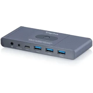 Digitus USB-C 3.0 HDMI KVM-Switch, 2-Port, 4K60Hz, Core Line