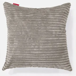 Lounge Pug Extra Große Kissen 70 x 70cm Cord Nerzfarben Zierkissen Sofakissen Dekokissen