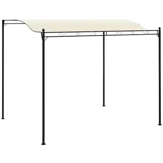 vidaXL Pavillon 1,62 x 3 m inkl. 4 Seitenteile Cremeweiß/Beige