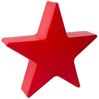 8 seasons design Shining Star XXL LED Weihnachtsstern Ø 100 cm (Rot), E27 Fassung inkl. Leuchtmittel in warmweiß, Großer beleuchteter Stern, Weihnachts-Deko, Winter-Deko, für außen + innen