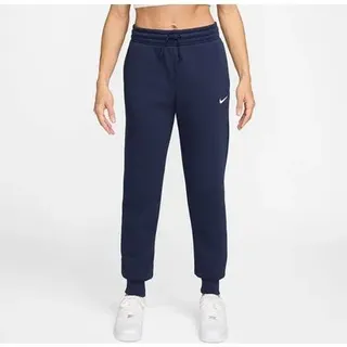 NIKE Damen Hose W NSW PHNX FLC MR PANT STD, Größe L in Blau Blau