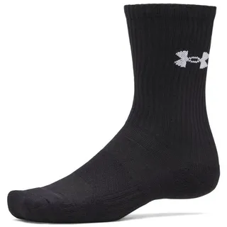 Under Armour Performance Cotton 3p Crew Socken Black/White 36,5-42