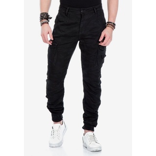 Cipo & Baxx Bequeme Jeans mit elastischem Saum bunt 31