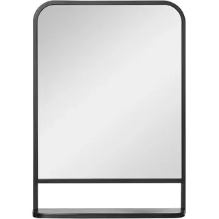 Homcom Wandspiegel 70 x 50 cm Schwarz