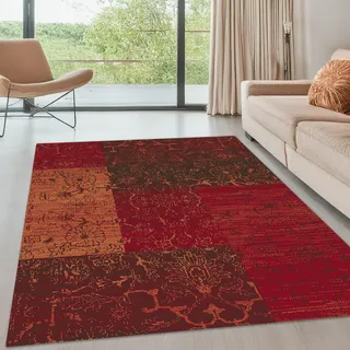 OTTO home Bennet Kurzflorteppich 160 x 230 cm Braun/Orange