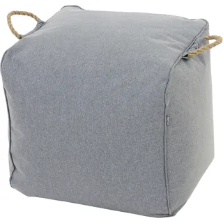Siena Garden Sitz-Fußhockerstone Grey 46 x 48 x 46 cm Grau