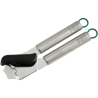 Chefkoch trifft Fackelmann – Premium Dosenöffner aus Edelstahl, Verchromtes Funktionsteil, Ergonomischer Griff, Reinigung per Hand, inkl. Haken zum aufhängen