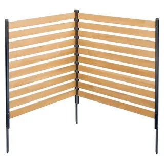 Vevor Sichtschutzzaun 110 x 98,2 cm Holz 2 St.