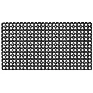 ANRO Ringgummimatte 50 x 100 cm Schwarz
