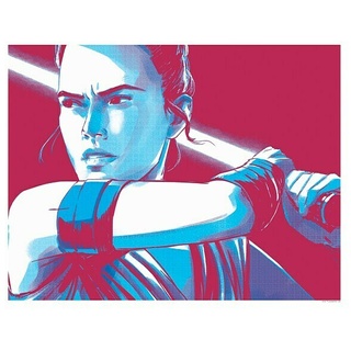 Komar Star Wars Poster Faces Rey  (Star Wars, B x H: 70 x 50 cm)