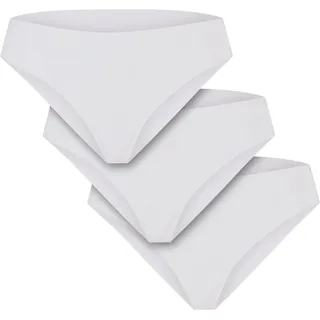 URBAN CLASSICS Lasercut Brazilian 3-Pack Weiß M