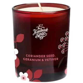 The Handmade Soap Coriander Seed, Geranium & Vetiver Soy Candle 70 g