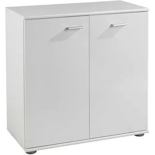 Kommode Sideboard Highboard Schrank Anrichte Wohnzimmer Esszimmer mit Türen Weiß