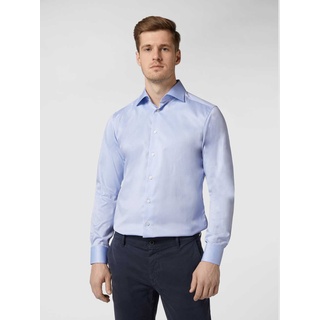 Slim Fit Business-Hemd aus Twill, Bleu, 39