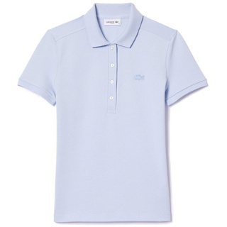 Lacoste Poloshirt Slim Fit LACOSTE Poloshirt aus Stretch-Baumwoll-Piqué Shirt Damen blau 48FSHN