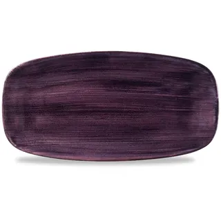 Churchill Super Vitrified Stonecast Patina Dusky Purple Platte Rechteckig 29.8x15.3cm, 12 Stück