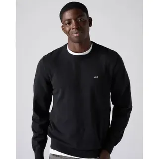 Levi's für Herren. A7207-0040 Hausmarke Leichter Pullover schwarz (XS), Lässig, Baumwolle