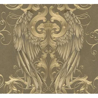 Glööckler Vliestapete Imperial 64 cm x 10 m 0 g Gold/Lila 52540