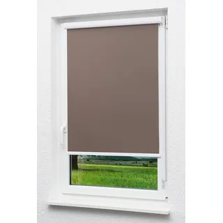 LYSEL Outlet - Kassettenrollo abdunkelnd Schokobraun, (B x H) 70cm x 175cm in braun/Schokobraun