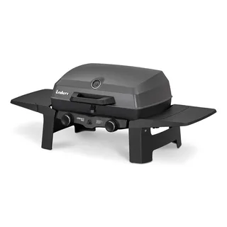 ENDERS Gasgrill Urban II Pro, Tischgrill, Grillen-, Kochen- und Backen Funktion, 2 Brenner Edelstahl, mit Grill-Thermometer, Balkon-, Camping-Grill, Aluguss-Gehäuse, Gusseisen-Rost, #22062