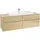 Waschbeckenunterschrank C03100VJ 160 x 55 cm Nordic Oak