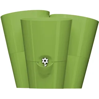 Emsa Trio Kräutertopf für frische Kräuter, Selbstbewässerung, Wasserstandsanzeiger, 27 x 25 x 21 cm, Hellgrün, Fresh Herbs Trio, 517535