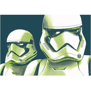 Komar Star Wars Faces Stormtrooper - Größe: 70 x 50 cm, Wandbild, Poster, Kunstdruck (ohne Rahmen)
