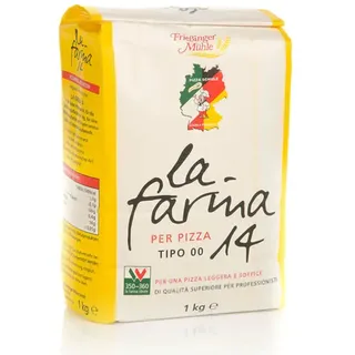 Backen Frießinger Mühle La Farina Pizzamehl Tipo 00 1 kg