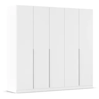 Rauch Möbel Alabama, Kleiderschrank für Schlafzimmer, Kinderzimmer, Wohnzimmer, Garderobe, Flur, 5-türig, mit Zubehör Classic, Farbe Weiß, Breite 226 cm