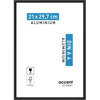 Nielsen Accent Bilderrahmen schwarz 21x29,7 cm 1 St.