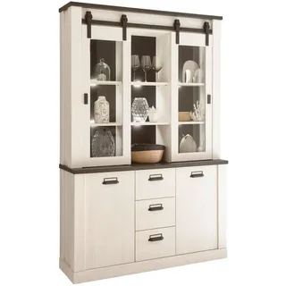 furn.design Buffetschrank Stove 133 x 201 cm Weiß