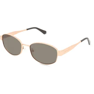 Michael Kors MK1161 Damen-Sonnenbrille Vollrand Oval Metall-Gestell, gold