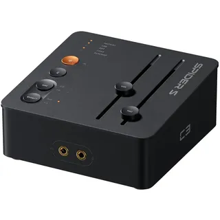 Fosi Audio C3 Gaming DAC, External USB Soundkarte mit Footstep Enhancement & 7.1 Surround, Noise Cancelling Mic fur FPS Gaming, XMOS Hi-Fi Chipset, PCM 384kHz/DSD256 fur PC PS5 Switch