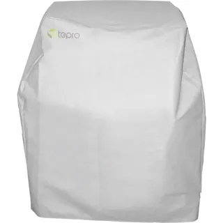 tepro Universal Abdeckhaube für Grillwagen, Klein, Wetterfest, Wasserabweisend, mit UV-Schutz, aus strapazierfähigem Polyethylen, Maße ca. 104,1 x 48,3 x 101,6 cm, Beige