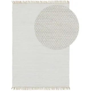 benuta Tom Baumwollteppich 200 x 300 cm Weiß